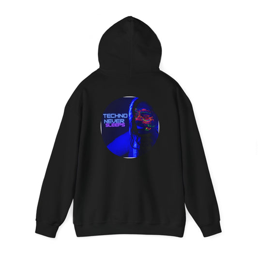 Techno Vibes Unisex Hooded Sweatshirt