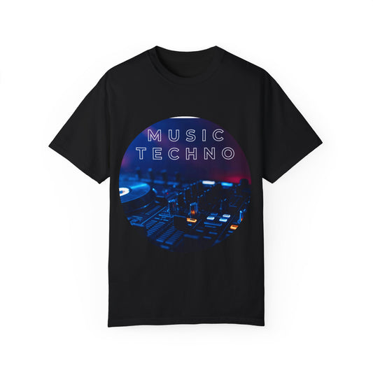 Music Techno T-shirt, Unisex DJ Apparel