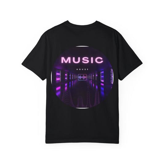 Unisex Garment-Dyed Music Unlock T-shirt